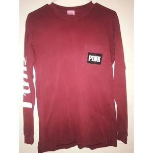 Long sleeve VS PINK tee